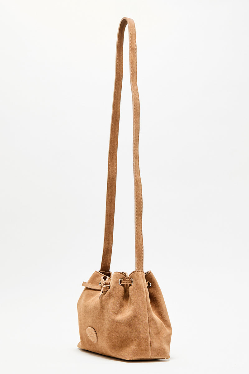 Lucy Bag | Suede | Camel – M.I.L.A. made in Los Angeles