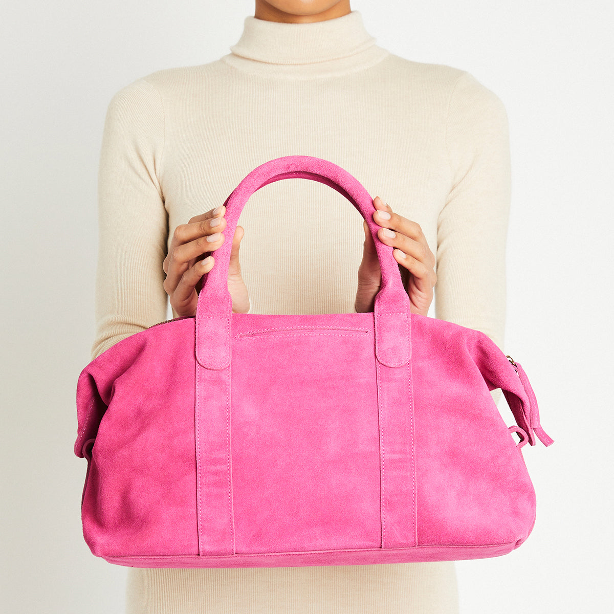 Ria Duffle Bag | Hot Pink