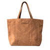 Anna Luxury Tote Bag Suede | Camel