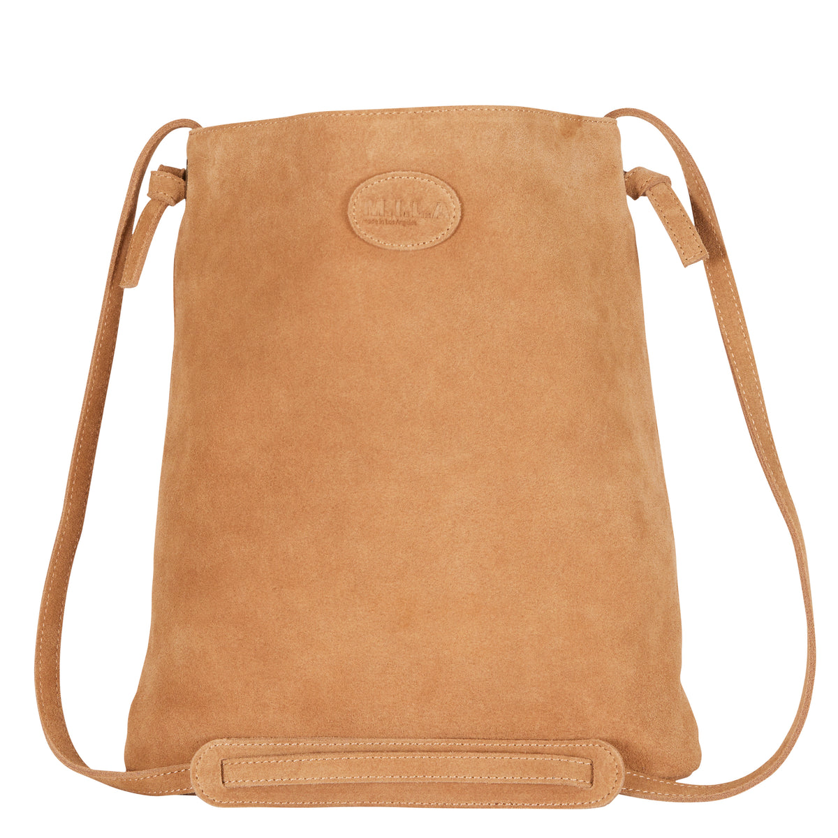 JACKIE Suede Cross body bag | Camel