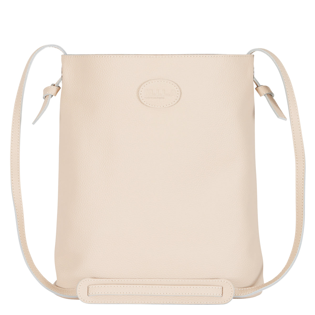 JACKIE Leather Cross body bag | Nude