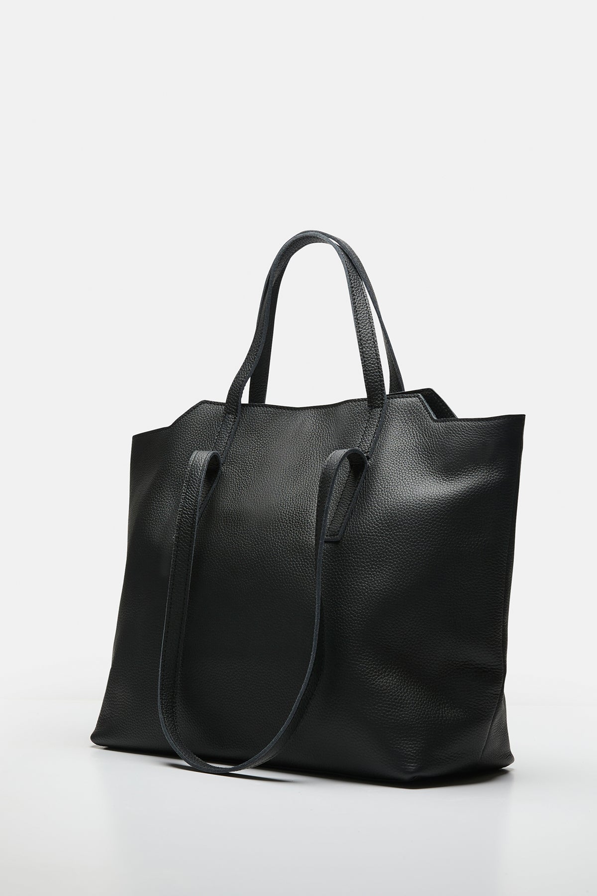 Amber Bag | Pebble Leather | Black