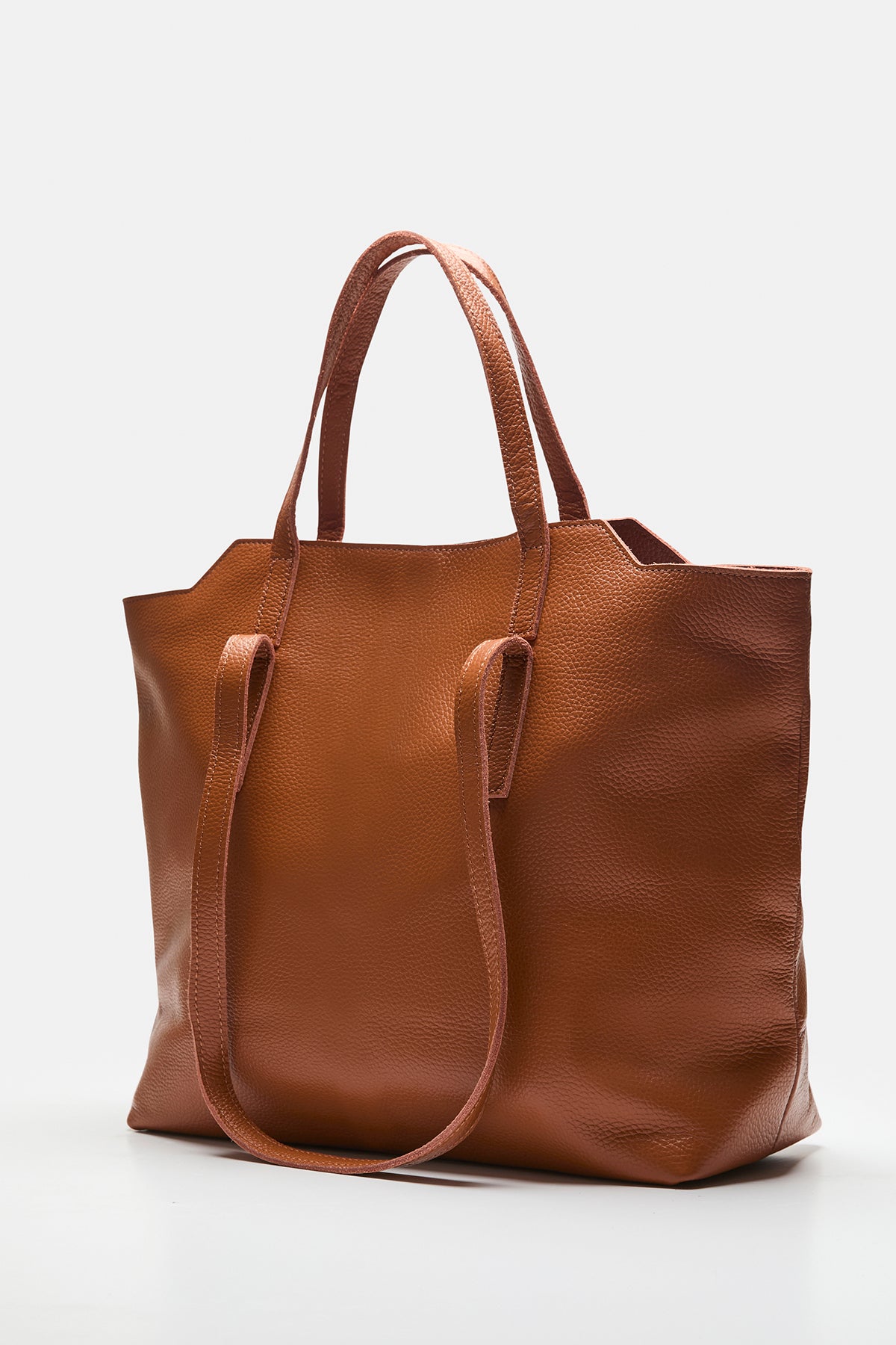 Amber Bag | Pebble Leather | Caramel