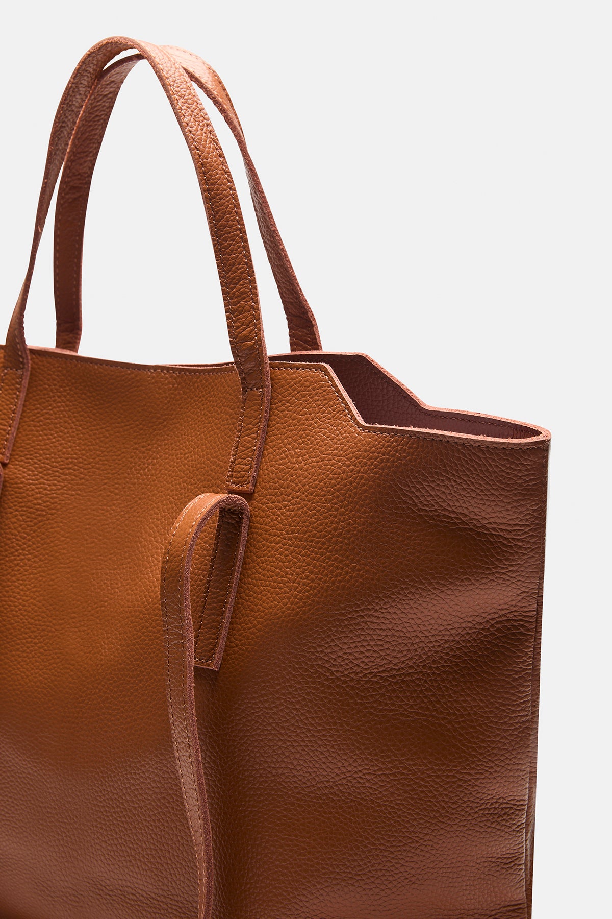 Amber Bag | Pebble Leather | Caramel