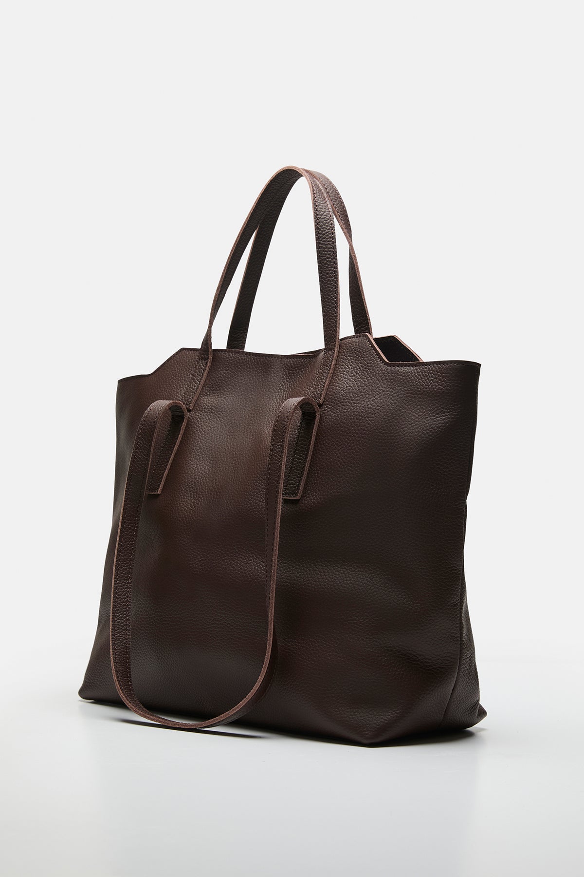 Amber Bag | Pebble Leather | Chocolate