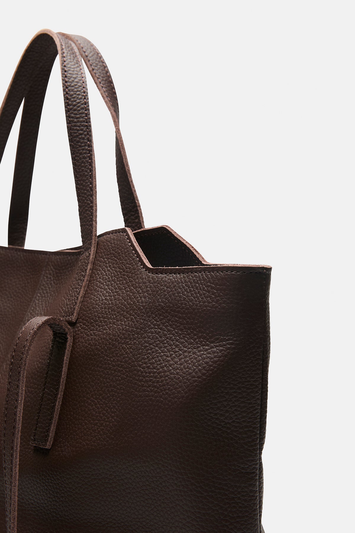 Amber Bag | Pebble Leather | Chocolate