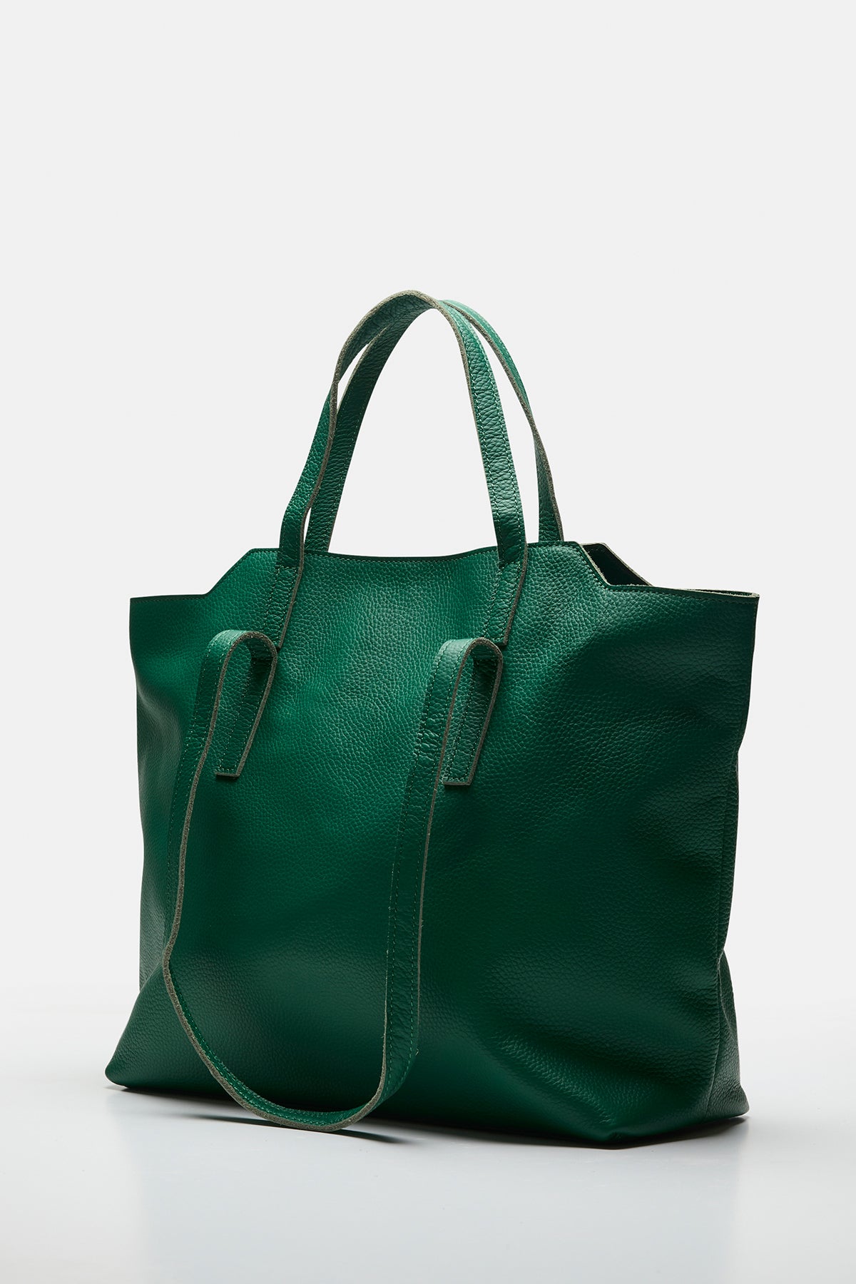 Amber Bag | Pebble Leather | Green