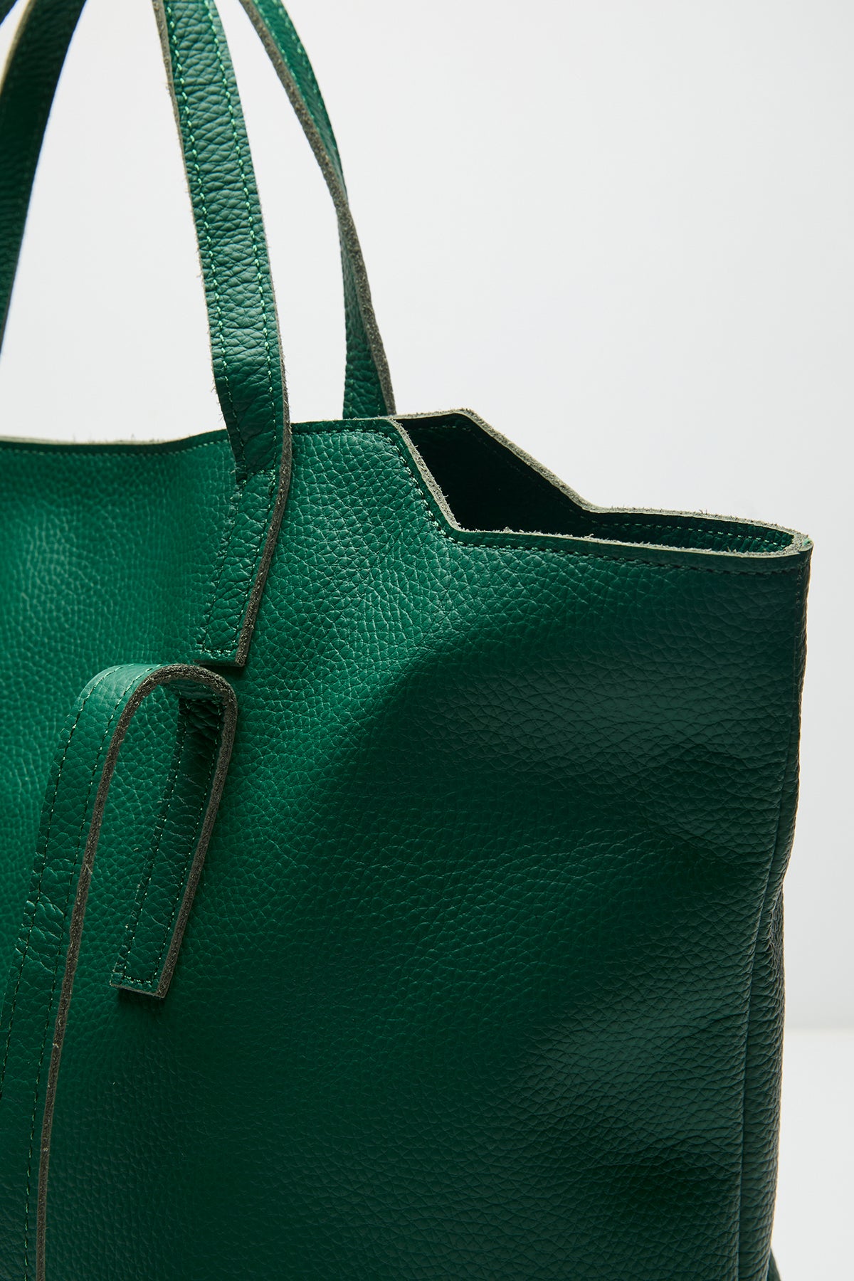 Amber Bag | Pebble Leather | Green