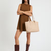 Amber Bag | Pebble Leather | Nude