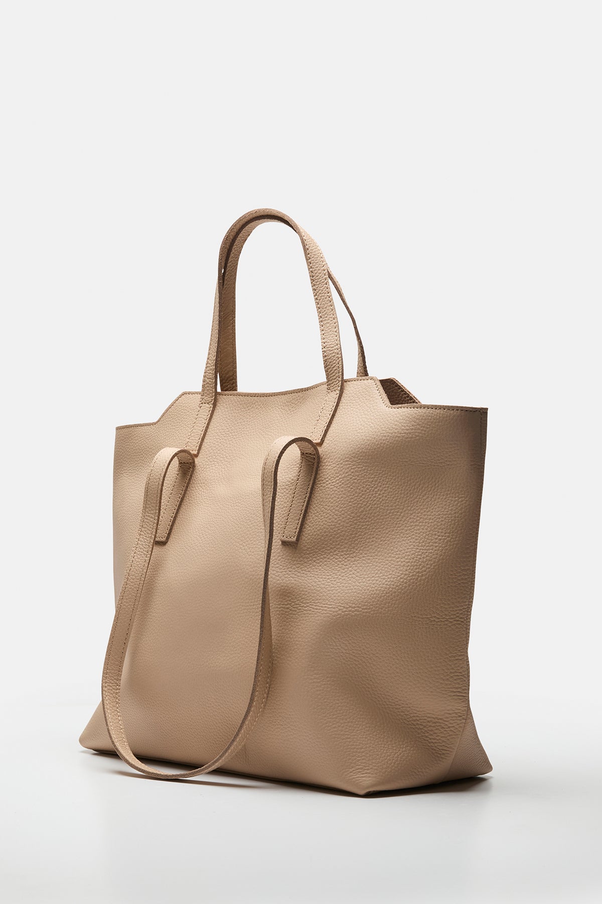 Amber Bag | Pebble Leather | Nude