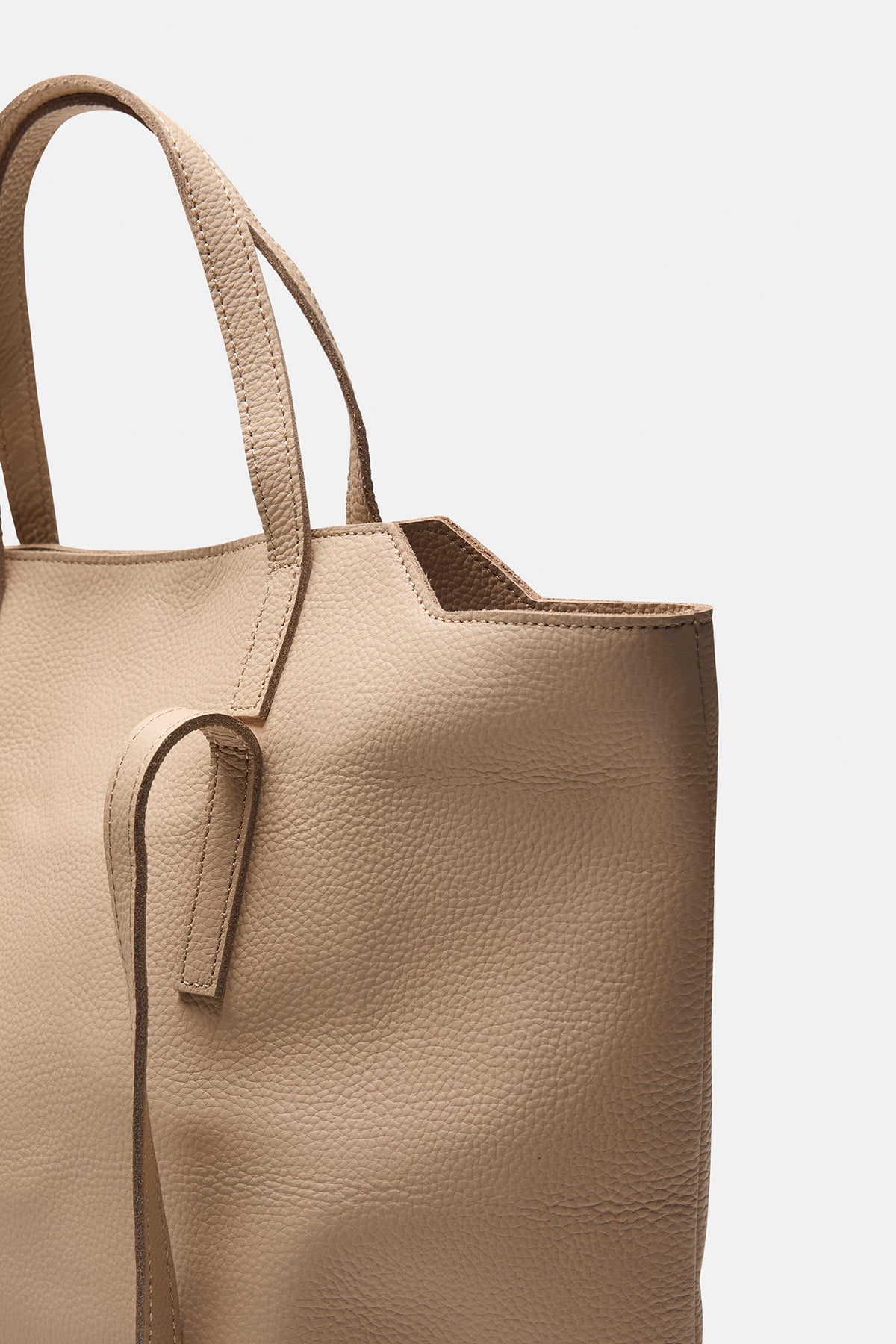 Amber Bag | Pebble Leather | Nude