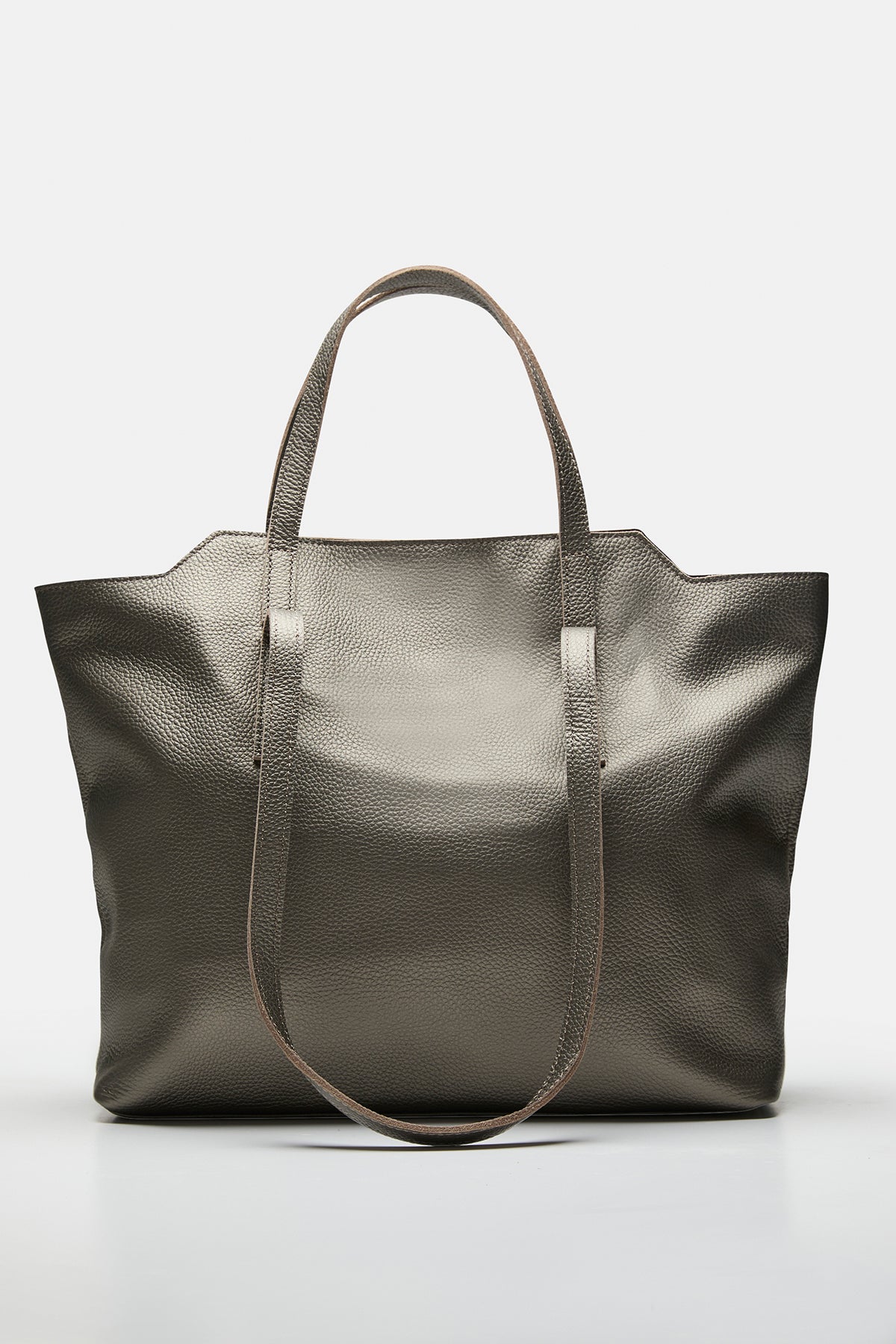 Amber Bag | Pebble Leather | Silver