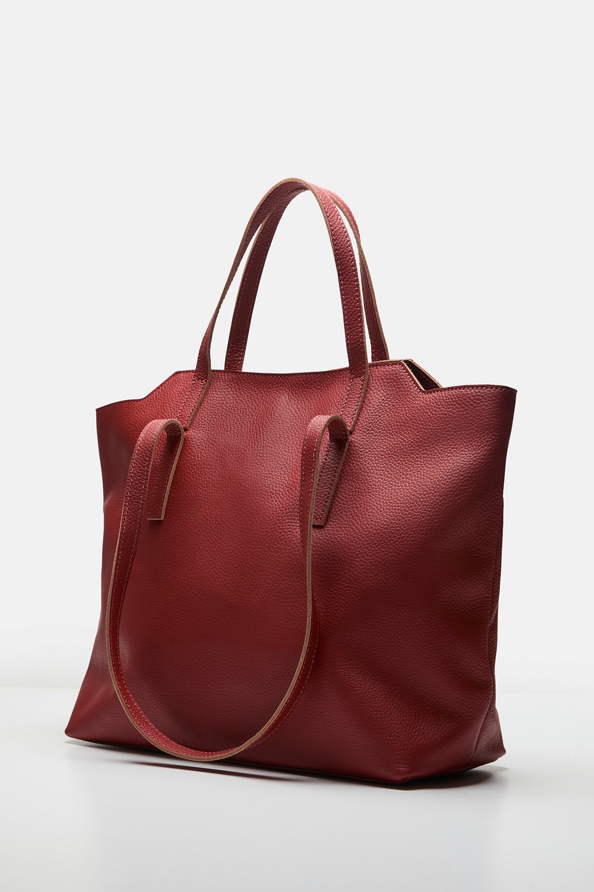 Amber Bag | Pebble Leather | Red