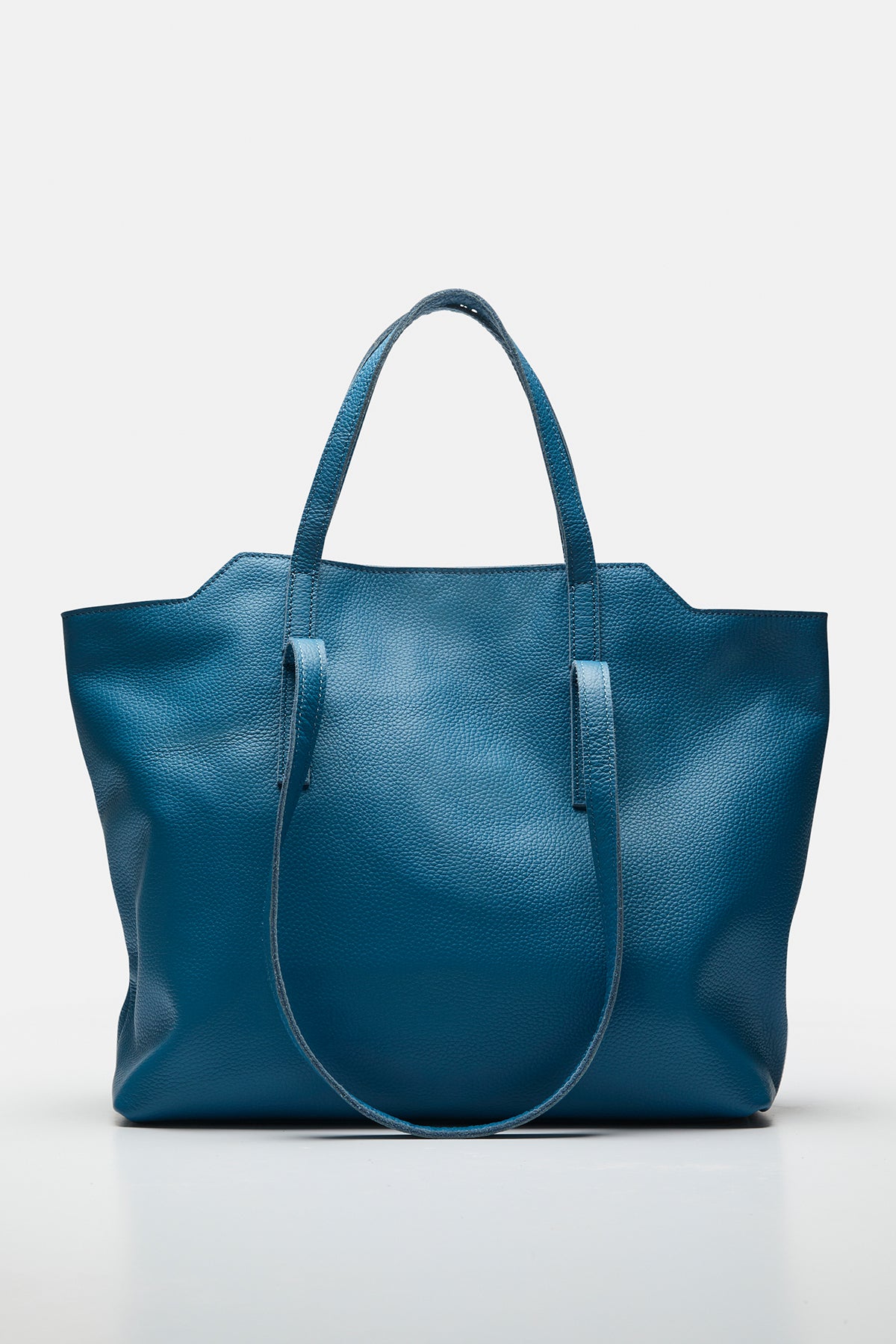 Amber Bag | Pebble Leather | True Blue