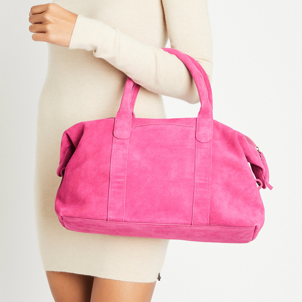 Ria Duffle Bag | Hot Pink