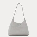 Celina Bag | Suede | Light Gray