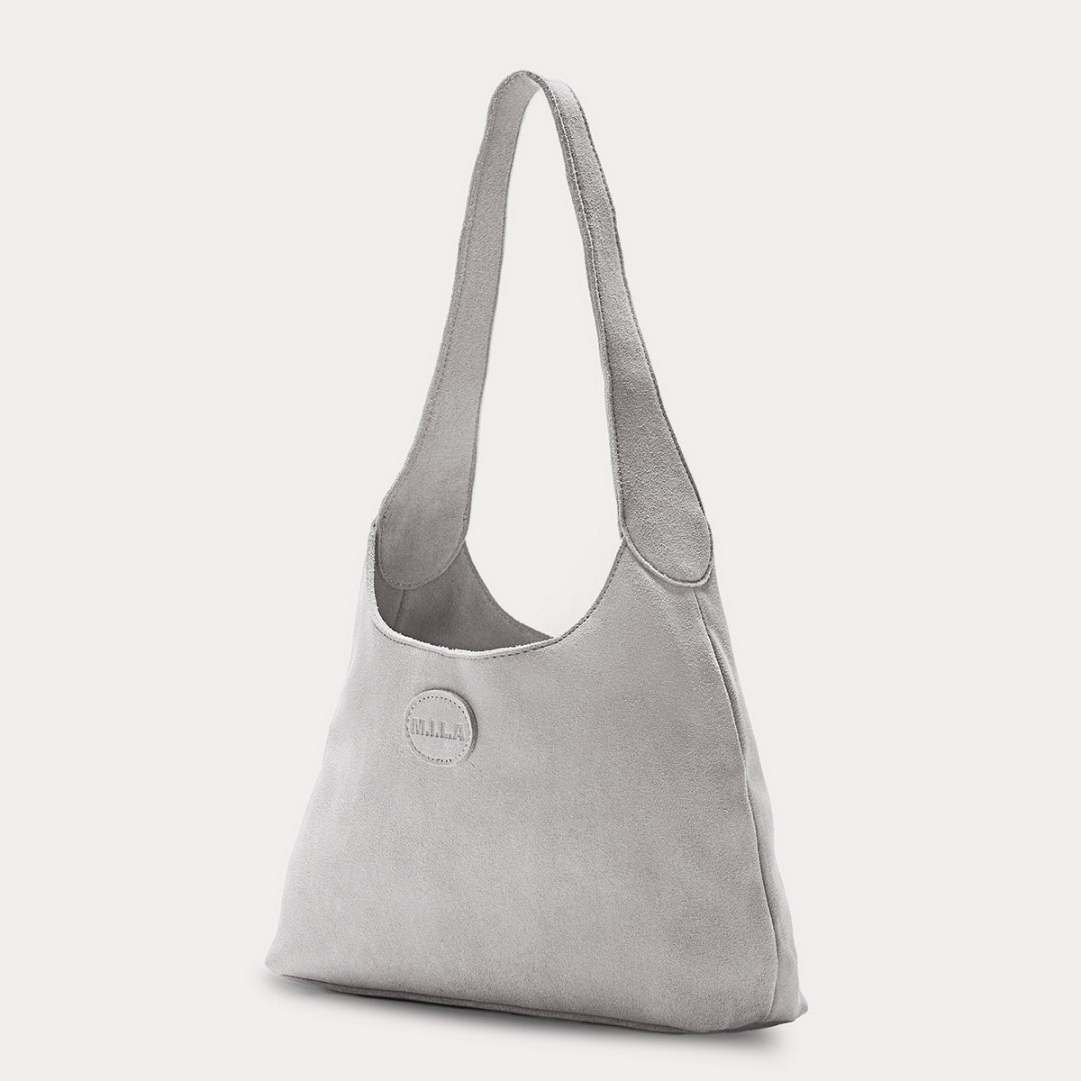 Celina Bag | Suede | Light Gray