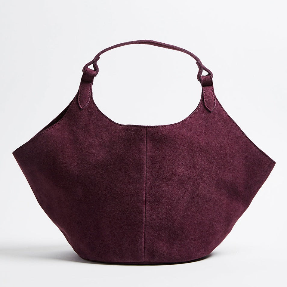 Suede Crossbody Purse, Handmade Soft Leather Bag | Mayko Bags