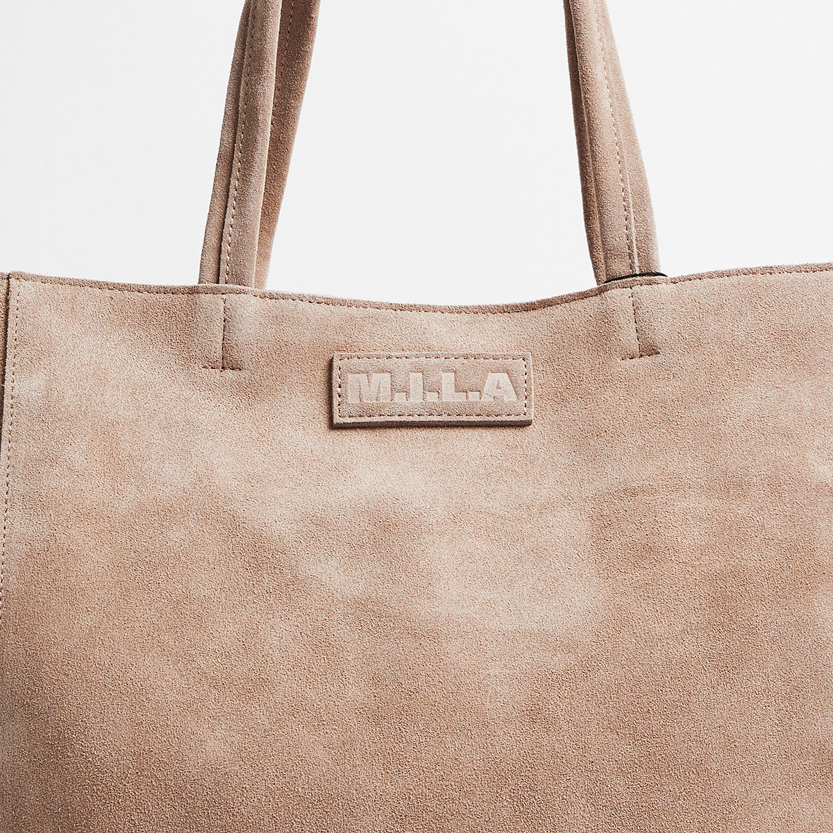 Luxury Tote Bag | Suede | Toffee