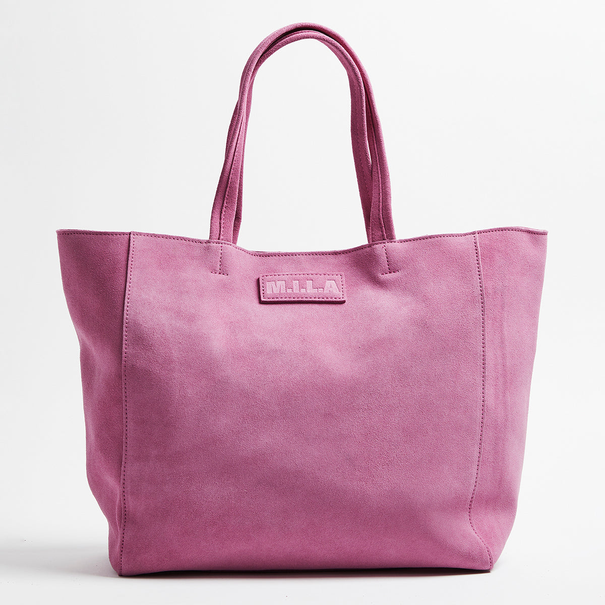 Luxury Tote Bag | Suede | Sorbet