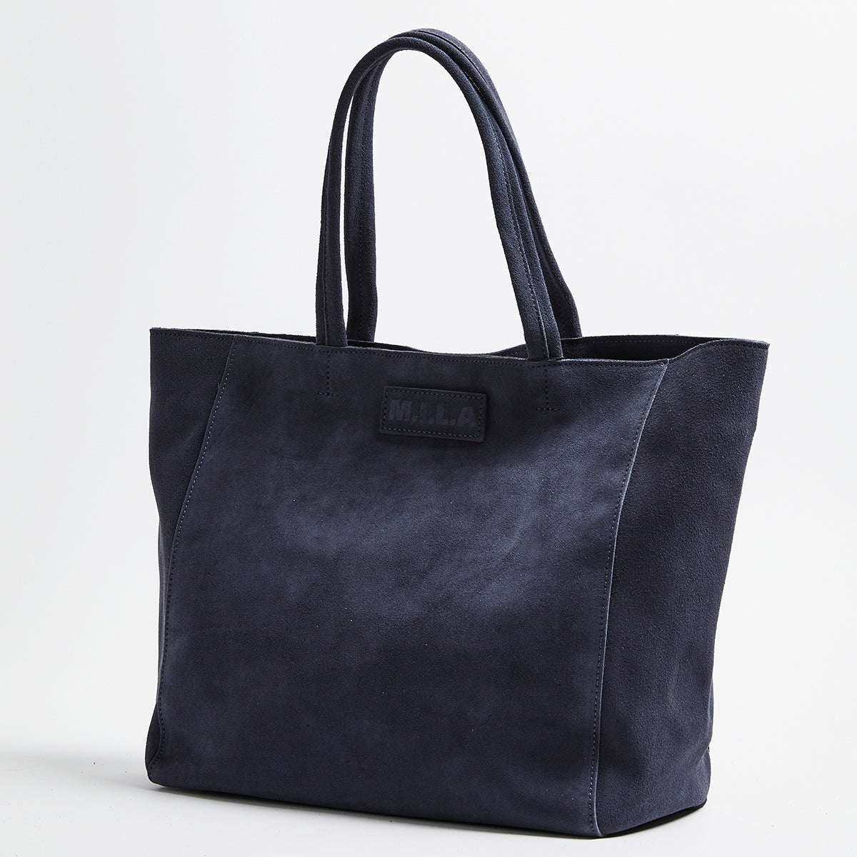 8 By YOOX SUEDE TOTE BAG, Slate blue Women's Handbag