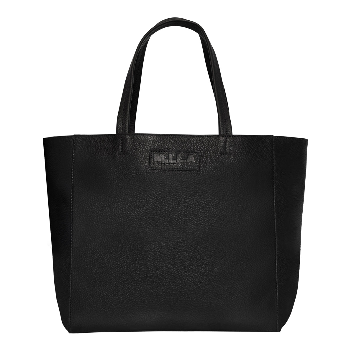 Luxury Leather Tote Bag | Black