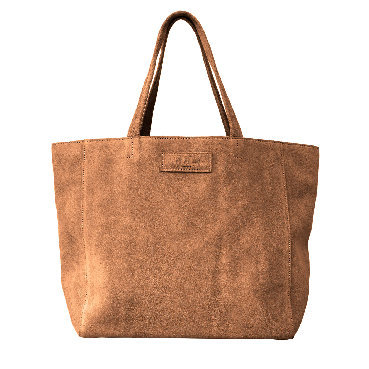 Luxury Tote Bag | Suede | Sorbet – M.I.L.A. made in Los Angeles