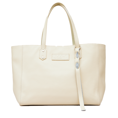 MILA Luxe Bag | Leather | Off White