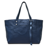 MILA Luxe Bag | Leather | Navy Blue