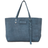 MILA Luxe Bag | Suede | Denim Blue
