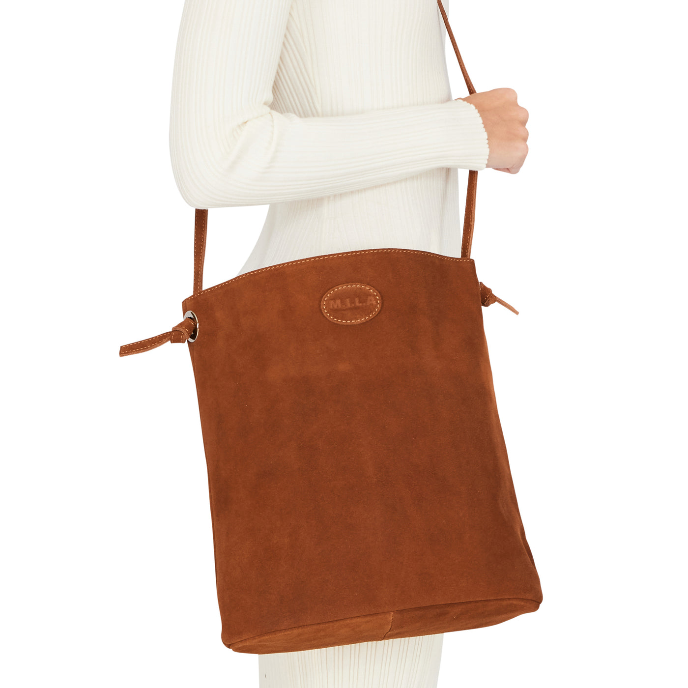 Mila Louise Orélia Vinci Crossbody Bag Cognac